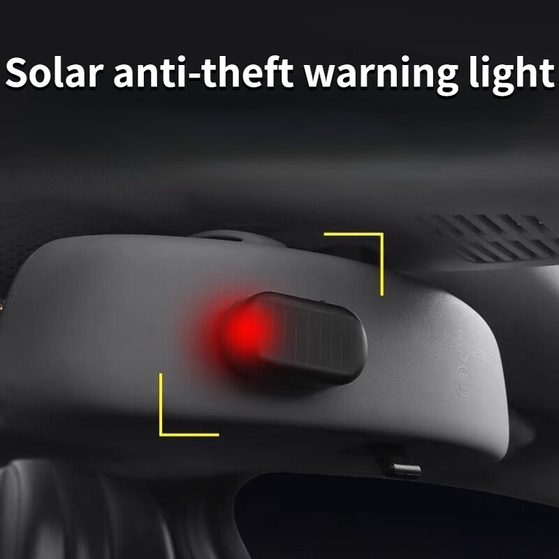 Đèn LED Cảnh Báo Sử Dụng Năng Lượng Mặt Trời Chống Trộm Thông Dụng Cho Xe Hơi