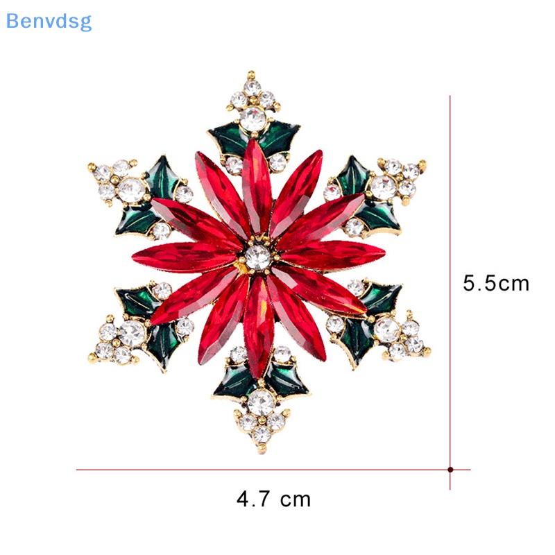 Ghim Cài Áo Hình Bông Tuyết Đính Đá Thời Trang Dành Cho Nữ