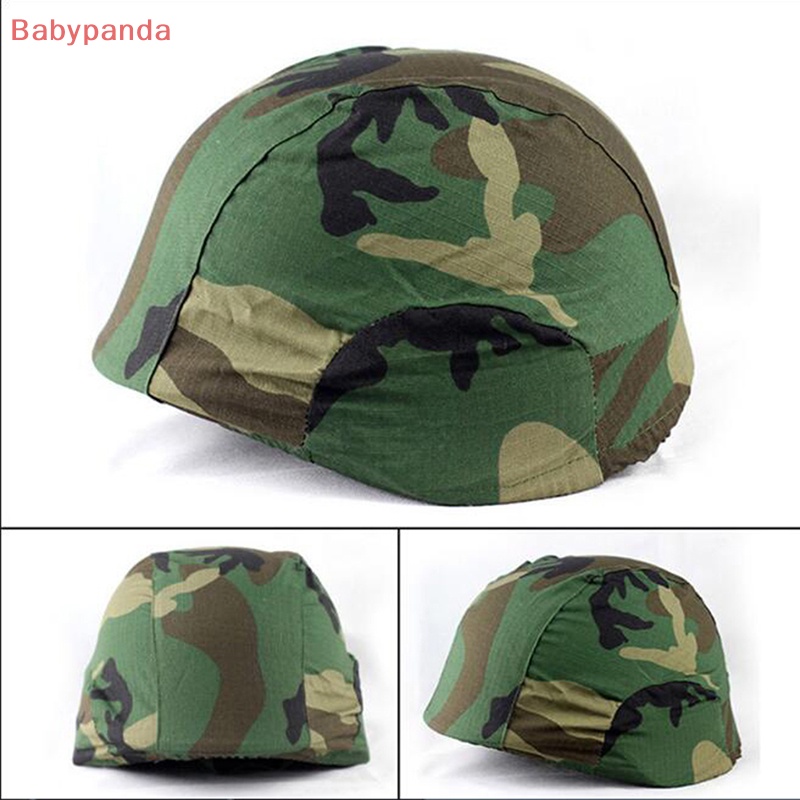 Vỏ Bọc Mũ Bảo Hiểm Vải Cotton Họa Tiết Rằn Ri Kiểu Quân Đội Cá Tính Cho Nam