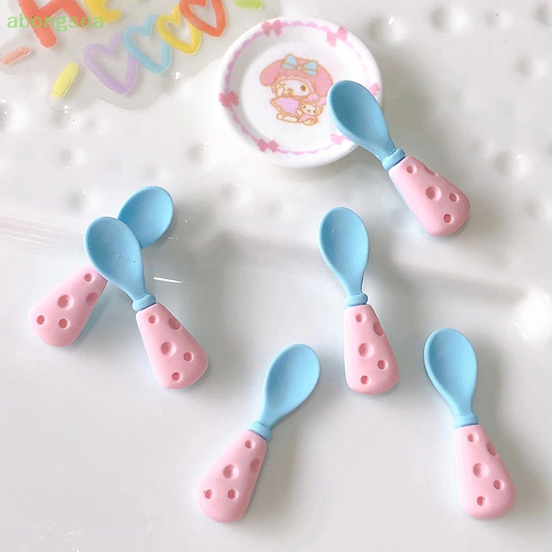 10 Muỗng Xúc Mini Trang Trí Nhà Búp Bê