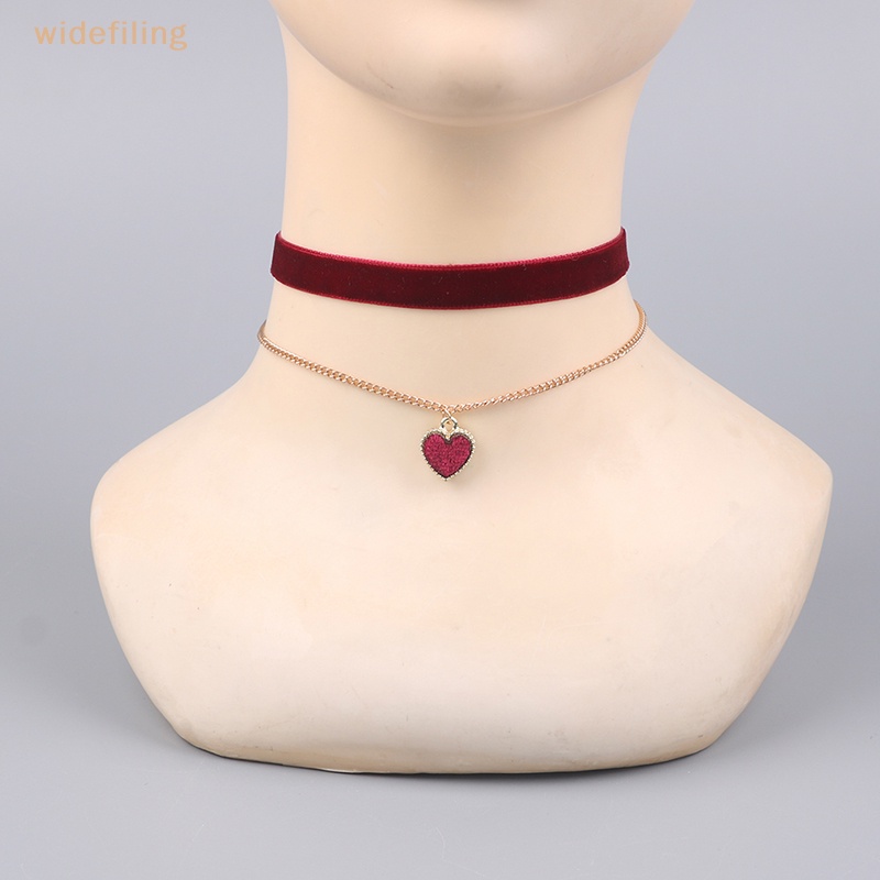 Widefiling Vòng Ren Hình Trái Tim Màu Trắng Gợi Cảm Dễ Thương