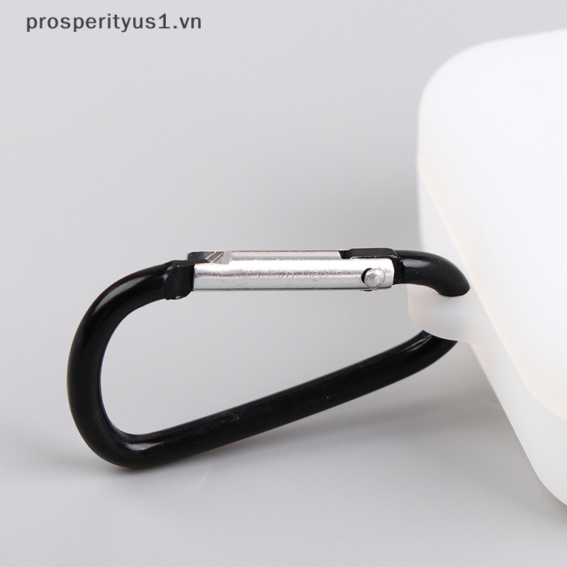 Vỏ Bảo Vệ Hộp Sạc Tai nghe không dây prosperityus1 [VN 1] Bằng Chất Liệu Silicon Màu Đỏ Đen Trong Mờ