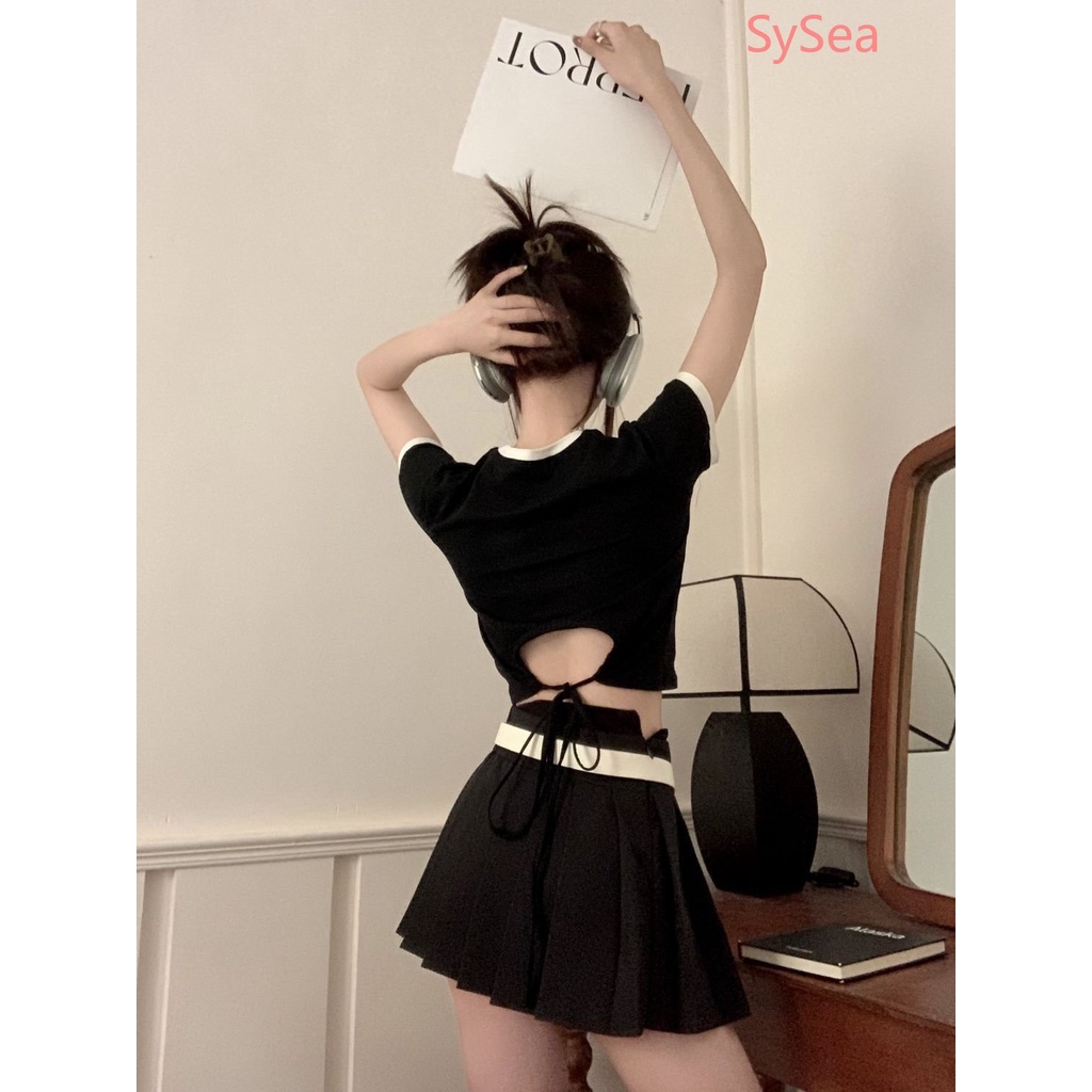 Áo Thun Form Ôm Họa Tiết Bướm Phong Cách Hàn Quốc