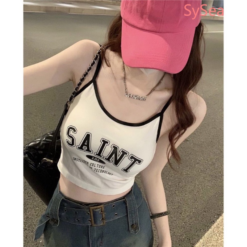 Áo Dây In Chữ Thời Trang Mùa Hè Dành Cho Nữ