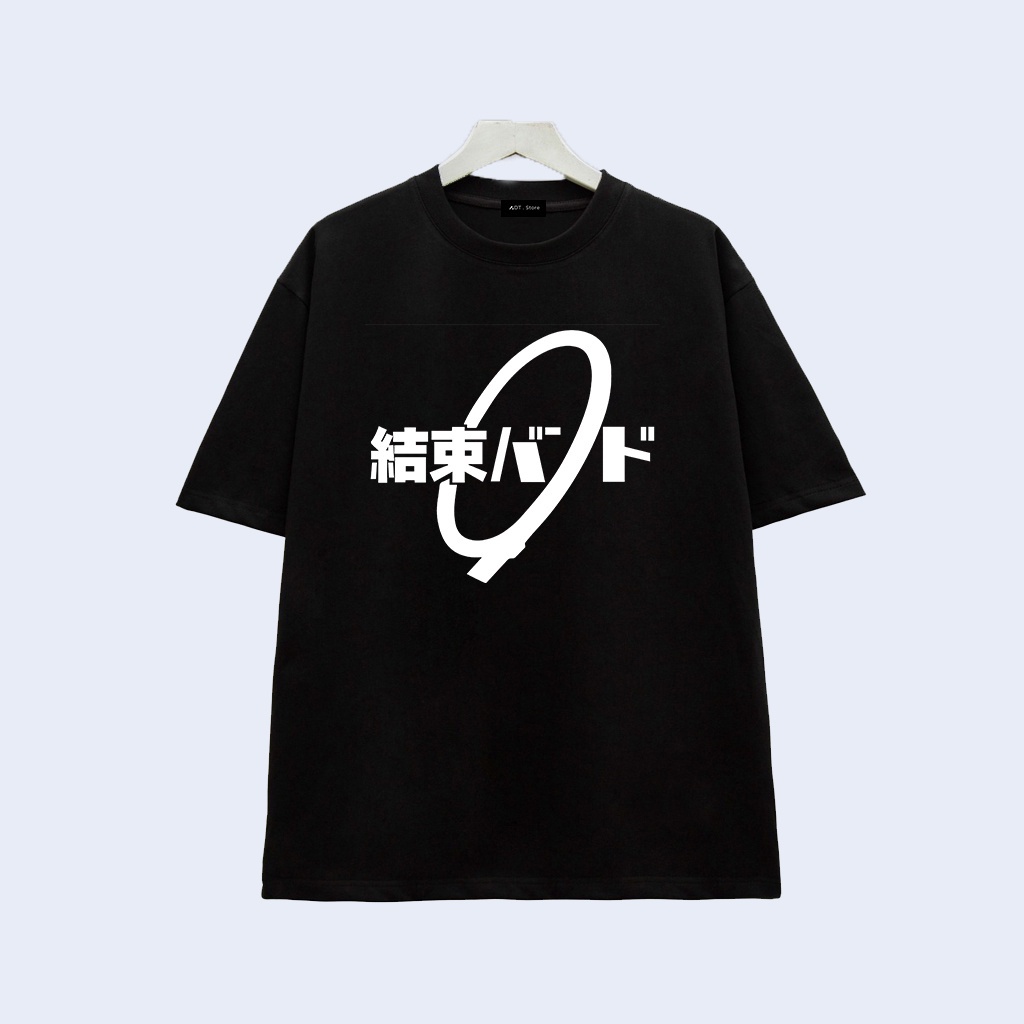 GIÁ XƯỞNG Áo thun Bocchi The Rock Kessoku Band chất thun hai màu đen trắng cổ tròn MẪU ĐỘC