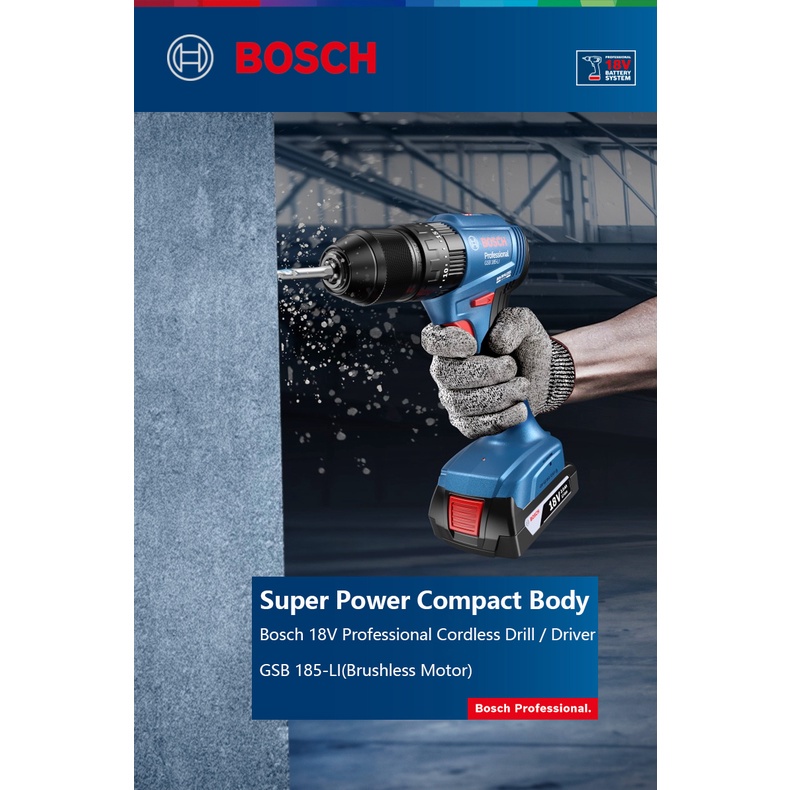 Máy Khoan Cầm Tay BOSCH 18V GSR185-LI / Gsf185-LI