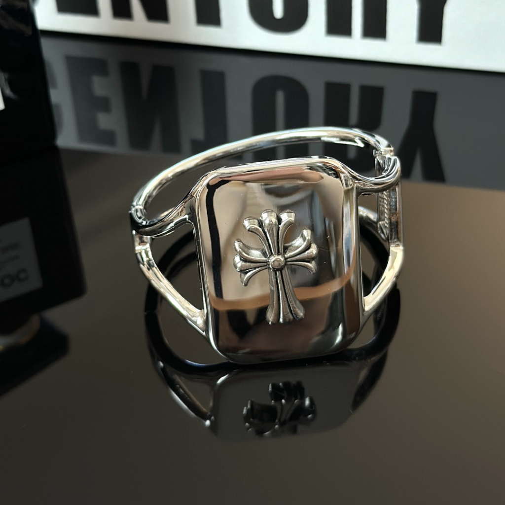 Vòng Tay Thiết Kế Đặc Biệt Hip Hop Hình Vuông Phong Cách Âu Mỹ Cho Nam Và Nữ Lux