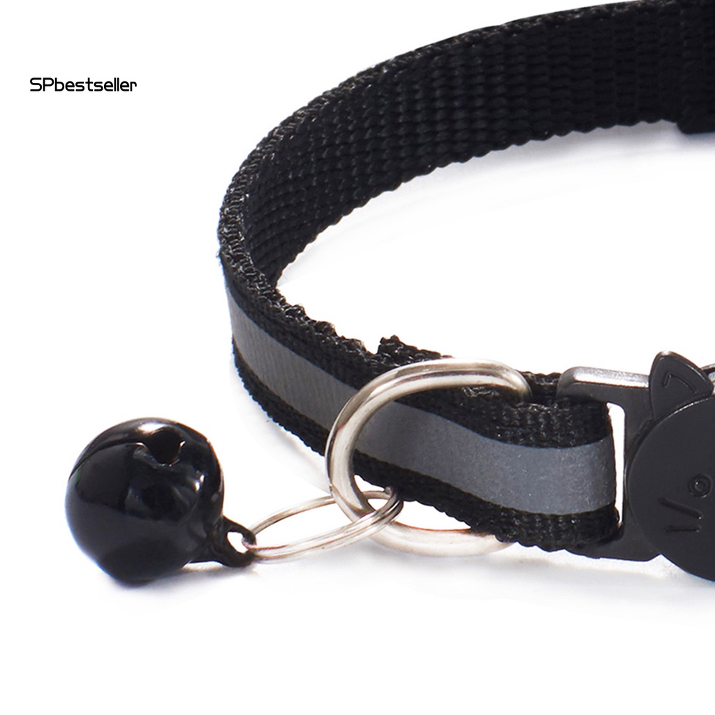 Bộ 4 Vòng Đeo Cổ Gắn Chuông Phản Quang Chống Sặc Cho Thú Cưng