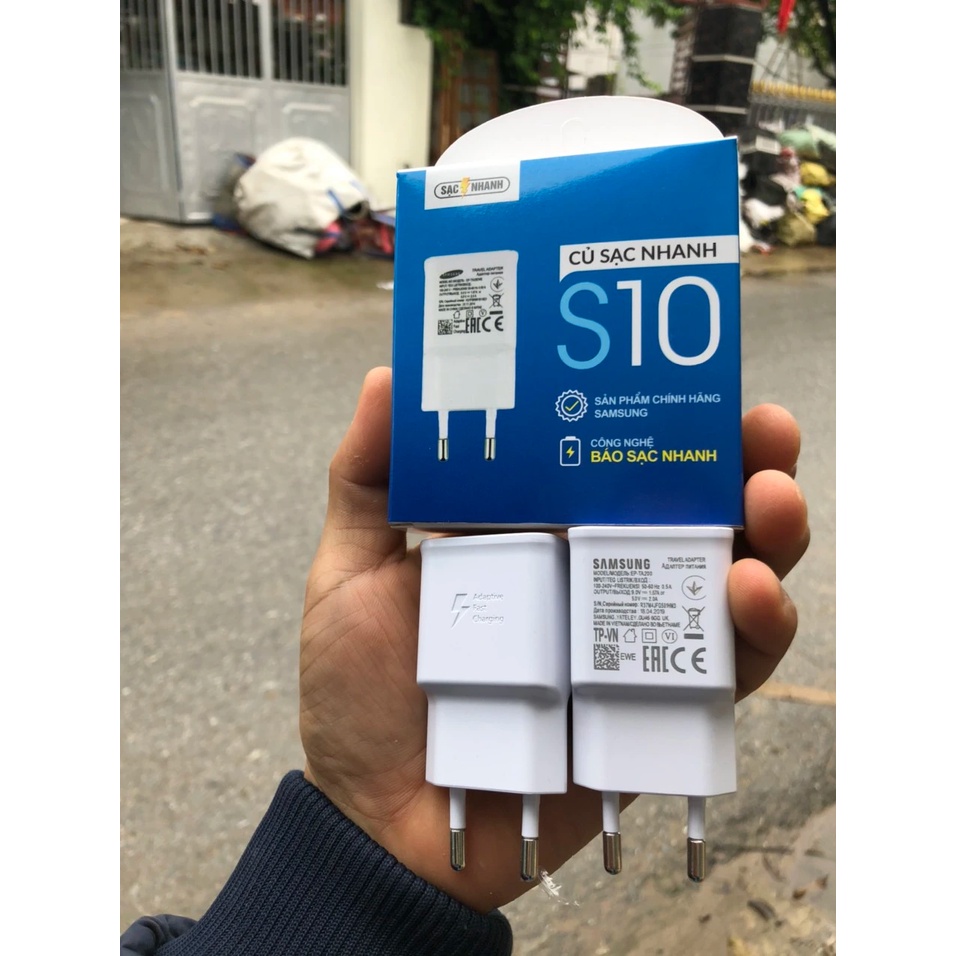 Củ Sạc Nhanh Samsung S10 _ QC 3.0 _ 18W CHính Hãng TPVN- D2 Store .