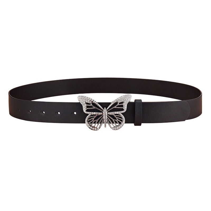 Song Yanfei Thắt Lưng Trang Trí Hình Bướm Lớn Dễ Phối Đồ Phong Cách Millennium Hot Girl