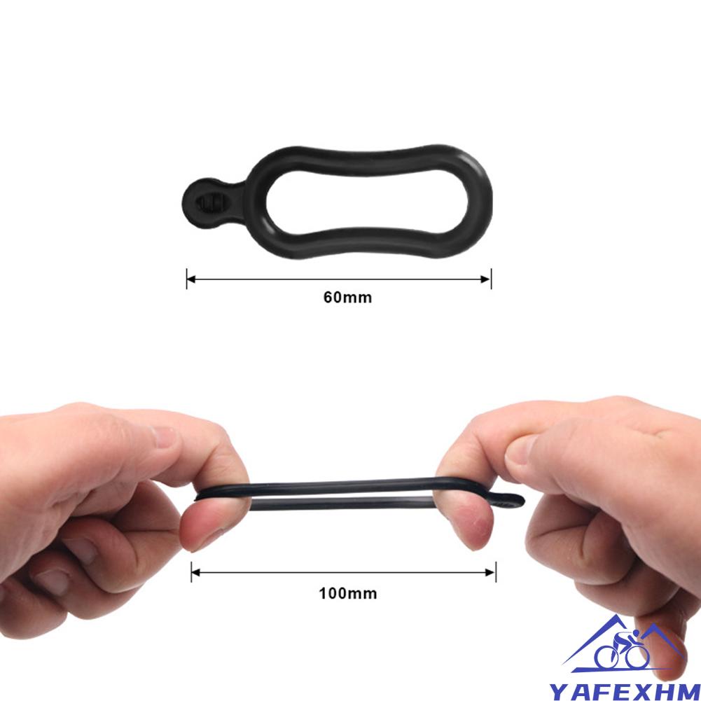 5 cái 10 cái Xe đạp Xe đạp Đạp xe Silicone Dây đeo đàn hồi Băng quấn Đèn gắn đèn