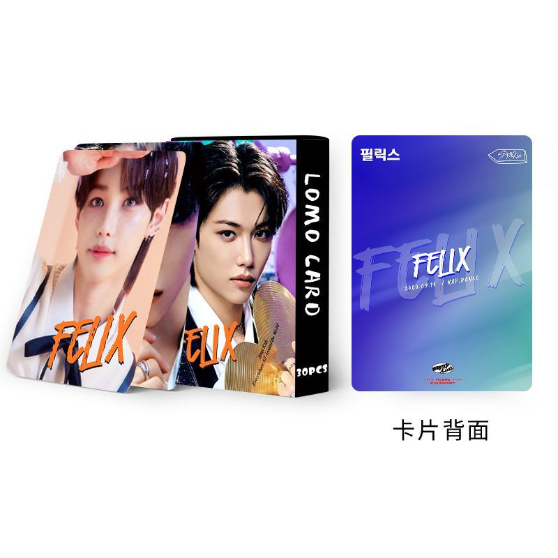 Straykids Felix Photocard Double-sided Color Printing Lomo Card