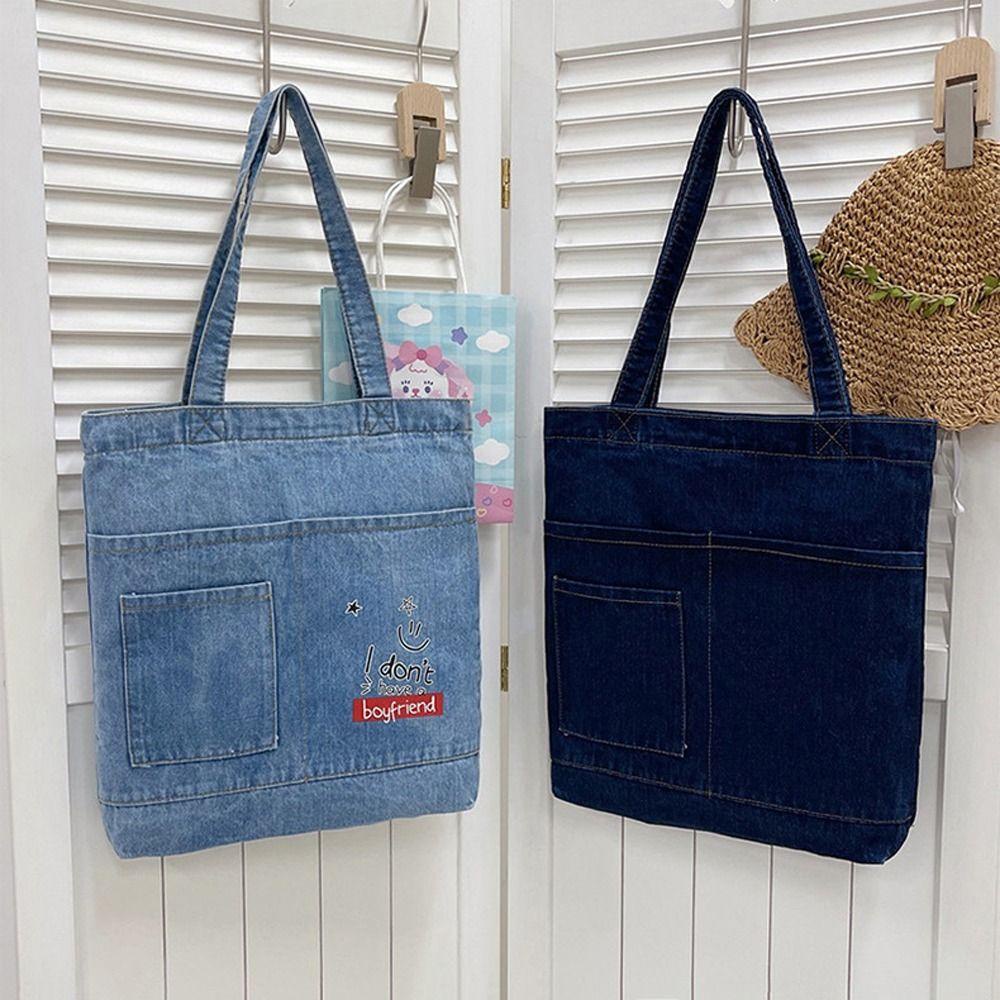 Túi Xách Đựng Son Môi / Đồ Trang Điểm Sức Chứa Lớn In Chữ Đơn Giản Sành Điệu Dành Cho Nữ