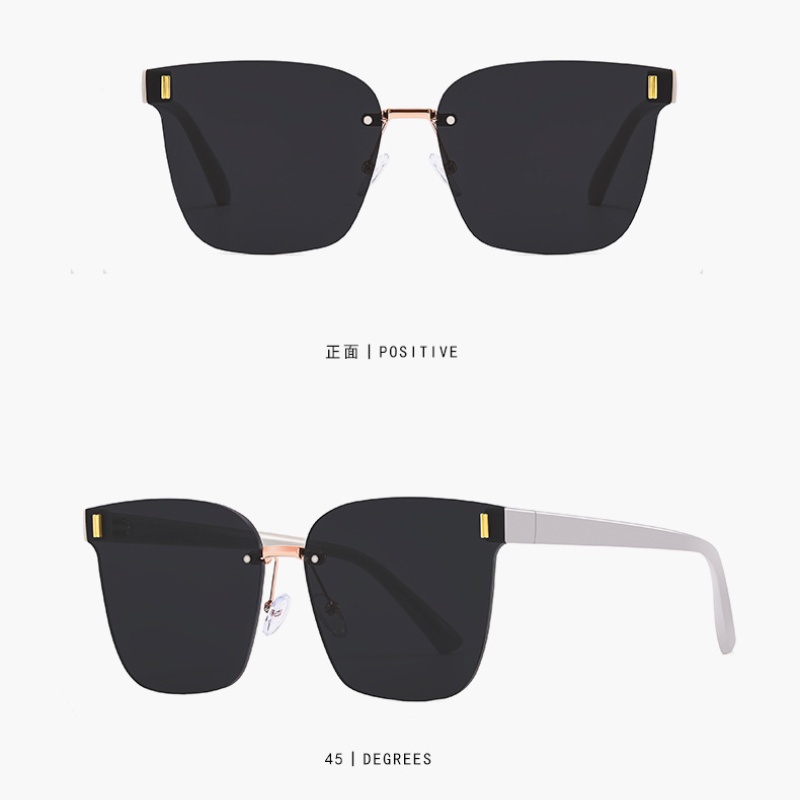 Kính Mát Oversized Không Gọng Hàn Quốc Sự Bảo Vệ