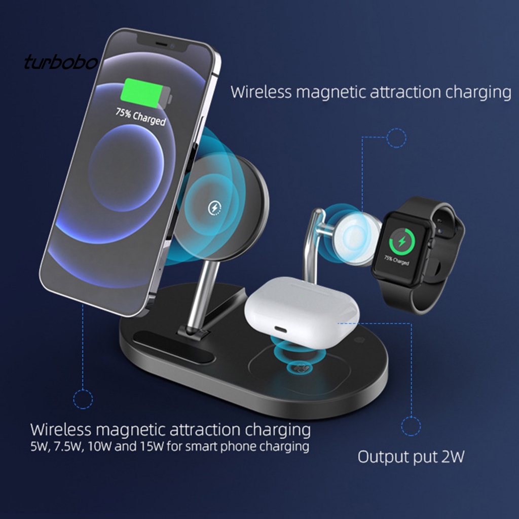 Giá Đỡ Sạc Không Dây Dorm 4 Trong 1 Hít Nam Châm