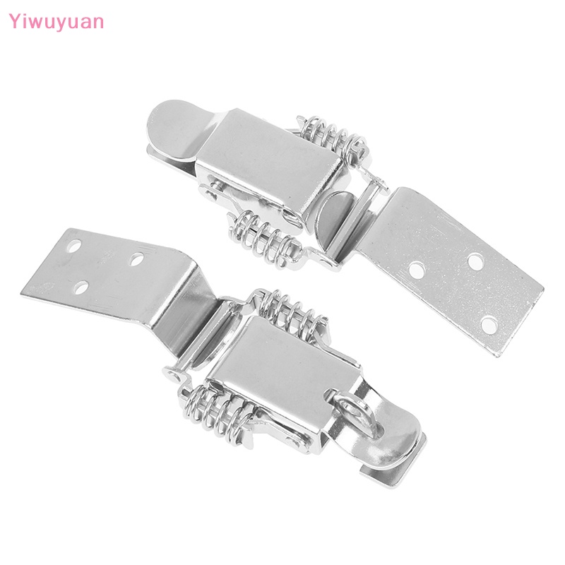 < Yiwuyuan > Chốt Khóa Hộp Công Cụ Va Li Tải Lò Xo Mạ Niken Mạ Sắt Mới