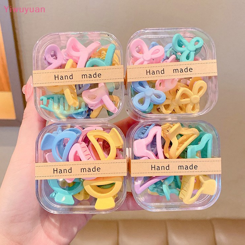 (MớI) Bộ 10 KẹP TóC NhựA Mini ThờI Trang