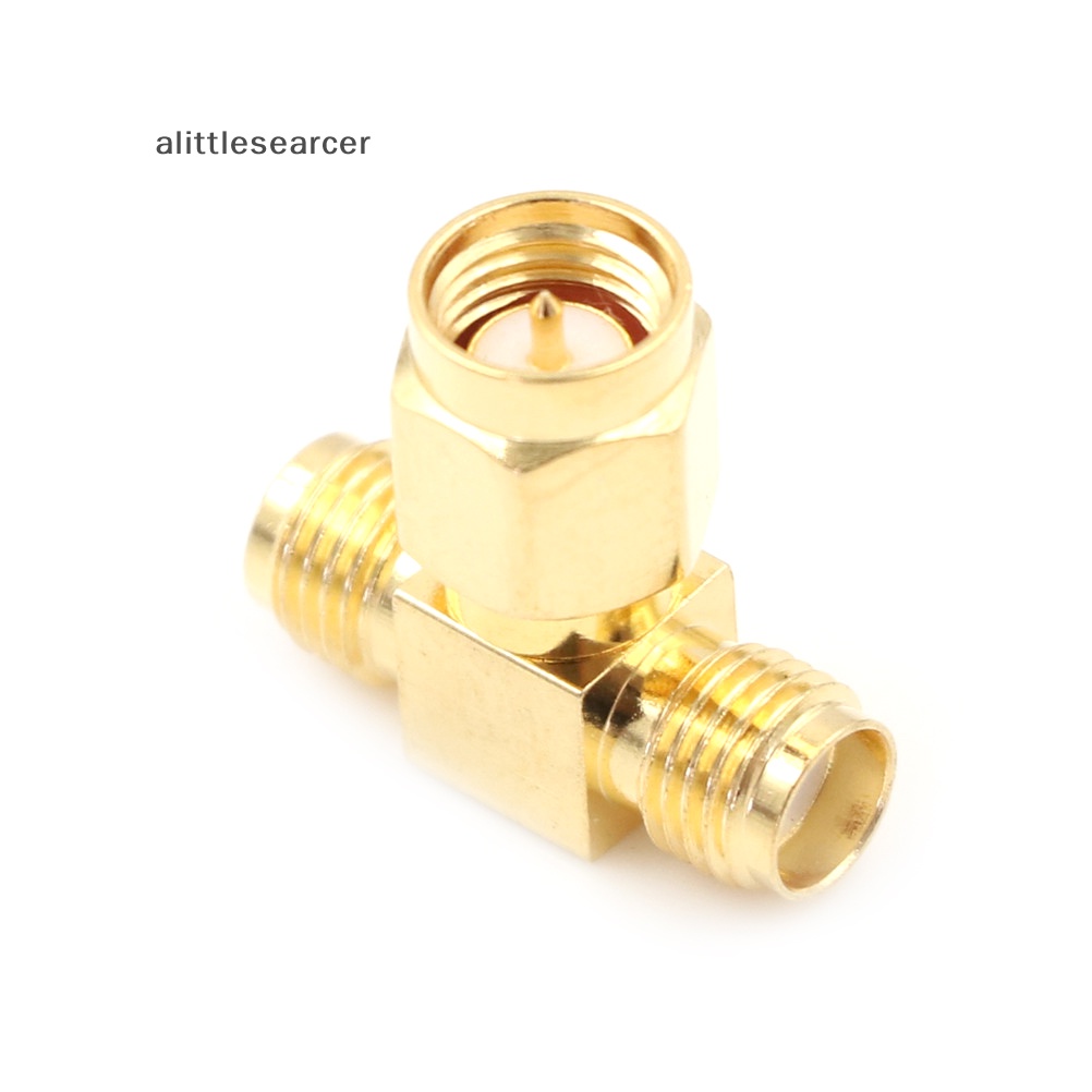 Đầu Nối SMA Đầu Đực Sang 2 Đầu Cái SMA Cái Với Jack Cắm 3 Chiều Áo Thun In Chữ Thời Trang Năng Động Cho Nữ