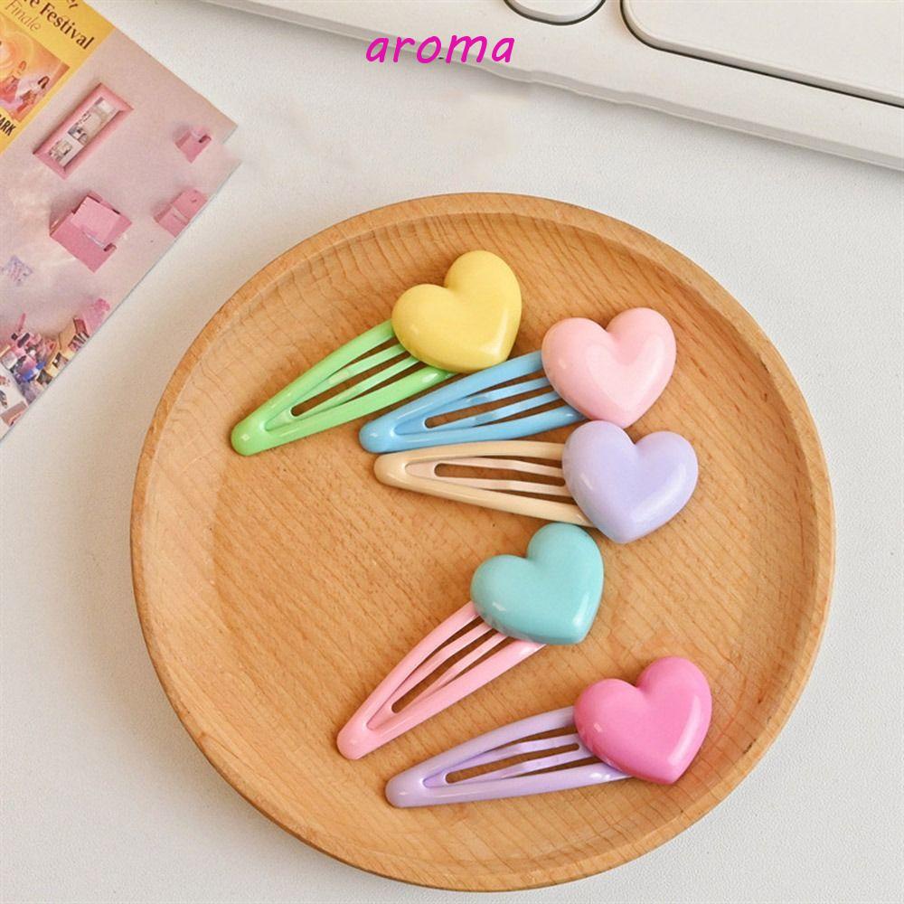 Kẹp Tóc Y2K Hình Trái Tim Phong Cách Hàn Quốc Dễ Thương Cho Nữ