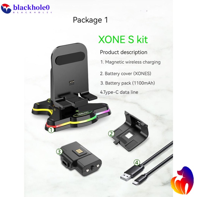 Đế Sạc Từ Tính Không Dây Cho Tay Cầm Chơi Game Xbox Xonex / xones