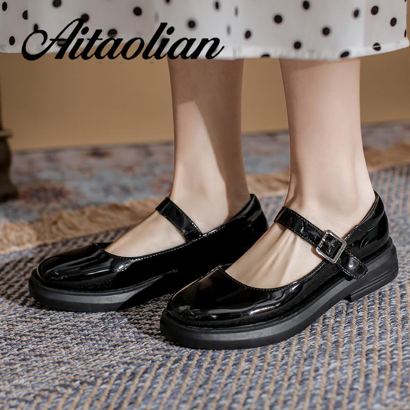 Giày Búp Bê Mũi Tròn Xinh Xắn Thời Trang Dành Cho Bé Gái