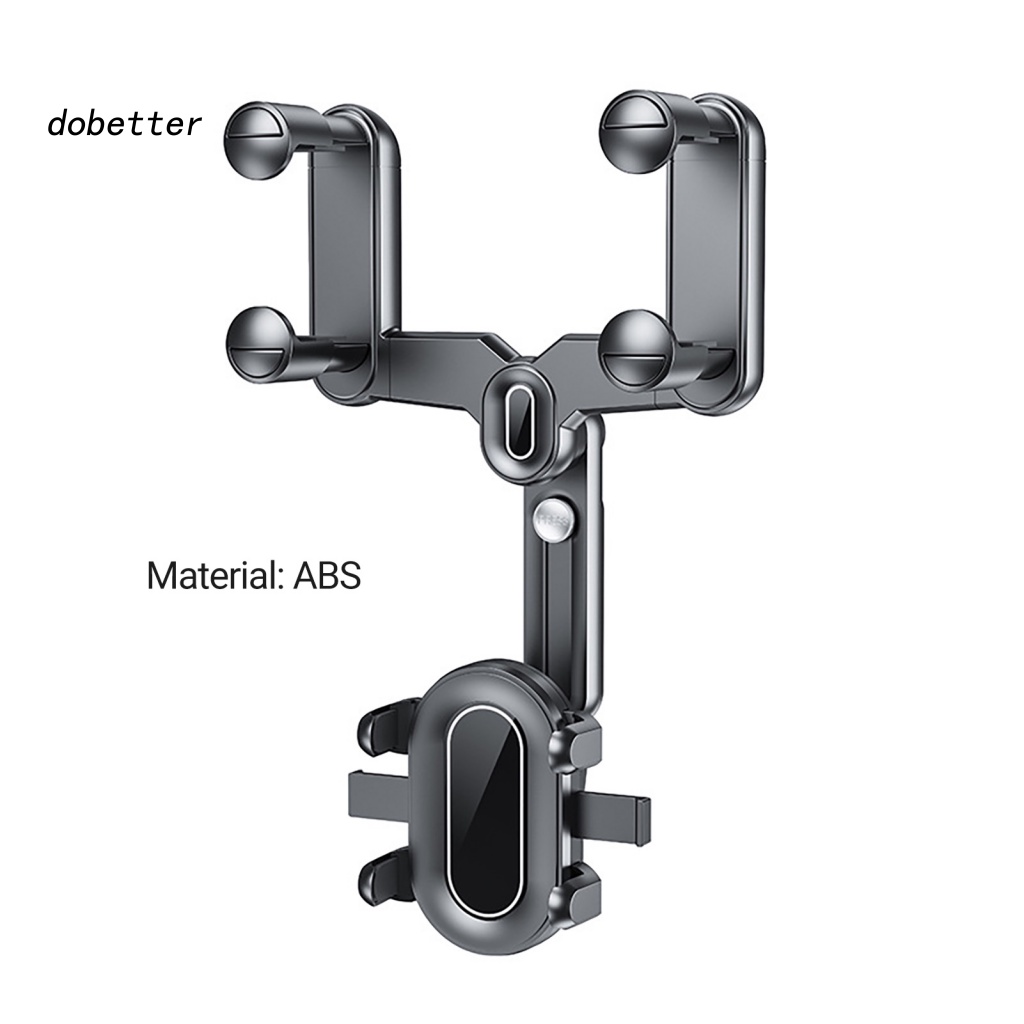 Giá Đỡ Điện Thoại Xoay 360 Độ Chống Rung Lắc Có Thể Điều Chỉnh Đa Năng Gắn Kính Chiếu Hậu Xe Hơi