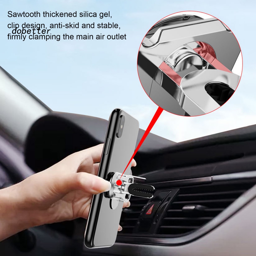 Giá Đỡ Điện Thoại Dạng Nhẫn Đeo Ngón Tay Đa Năng Gắn Lỗ Thông Gió Xe Ô Tô