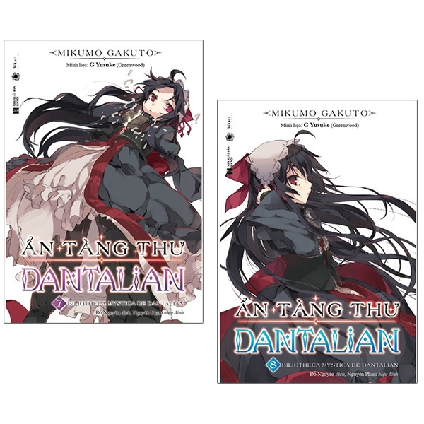Sách Bộ Sách Ẩn Tàng Thư Dantalian - Tập 7 + 8 (Bộ 2 Cuốn) - Tặng Kèm Thẻ Nhân Vật Dalian+Postcard Chữ Ký In Của Tác Giả