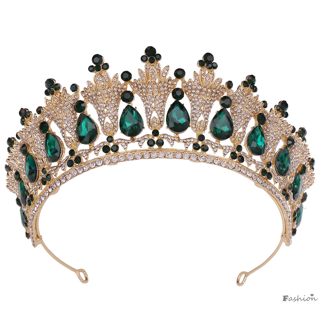 Vương Miện Cài Tóc Đính Pha Lê Lấp Lánh