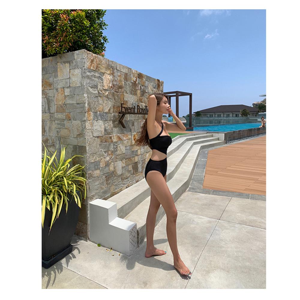 Bộ Đồ Bơi Một Mảnh Không Tay Hở Lưng Thời Trang Đơn Giản Cho Nữ K1Z3