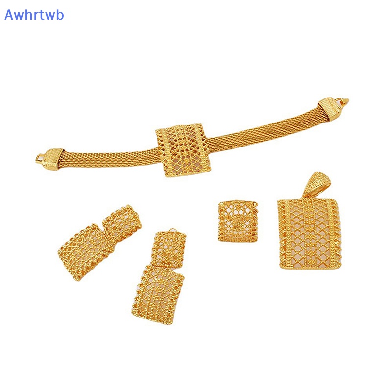 Bộ Trang Sức Màu Vàng Đồng Phong Cách Châu Phi Thời Trang Dành Cho Nữ Mới