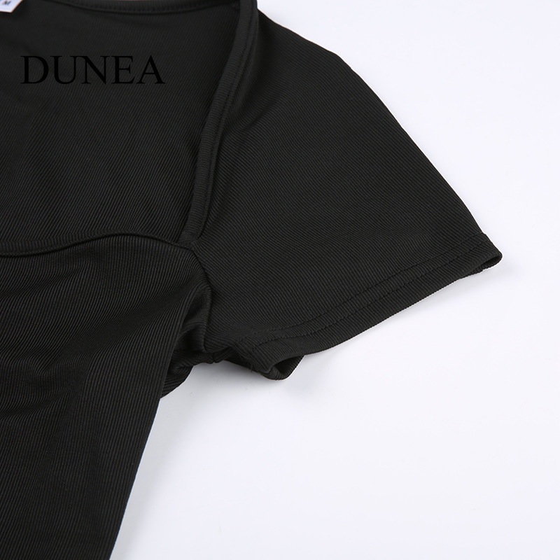 DUNEA Jumpsuit Cổ Vuông Hở Lưng Màu Sắc Trơn Quyến Rũ Cho Nữ | BigBuy360 - bigbuy360.vn