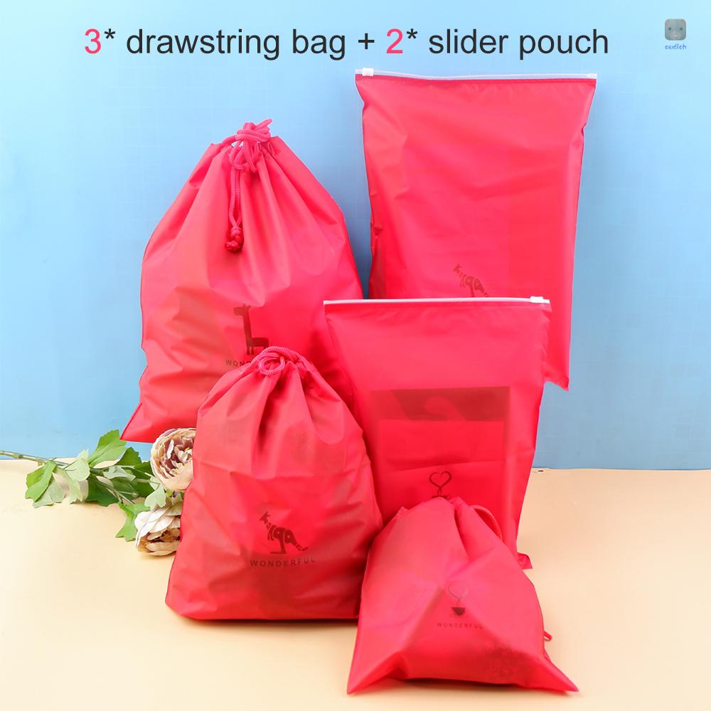 Bộ 5 Túi Rút Chống Nước Đựng Đồ Dùng Cá Nhân Tiện Lợi