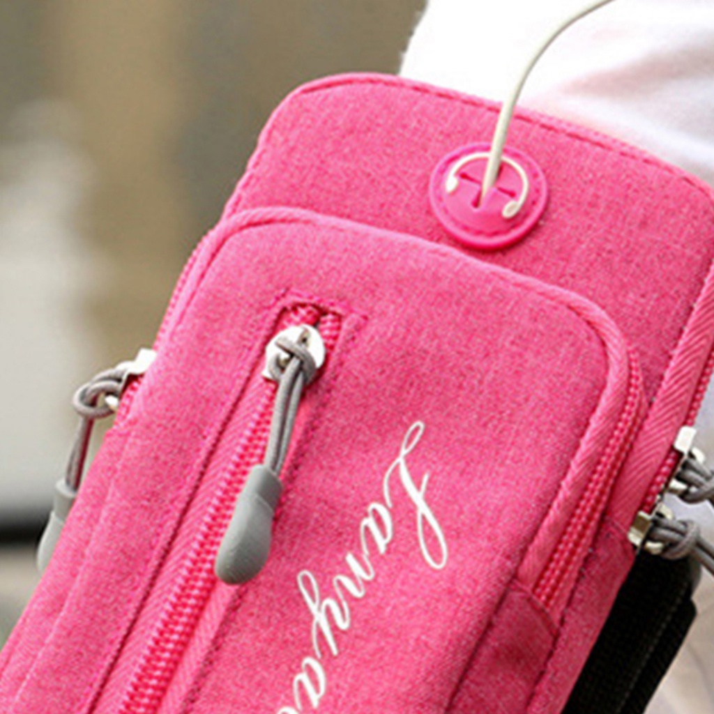 Túi Đựng Điện Thoại Đeo Cánh Tay Có Khóa Kéo Đa Năng Chống Văng Cho giaur1.br