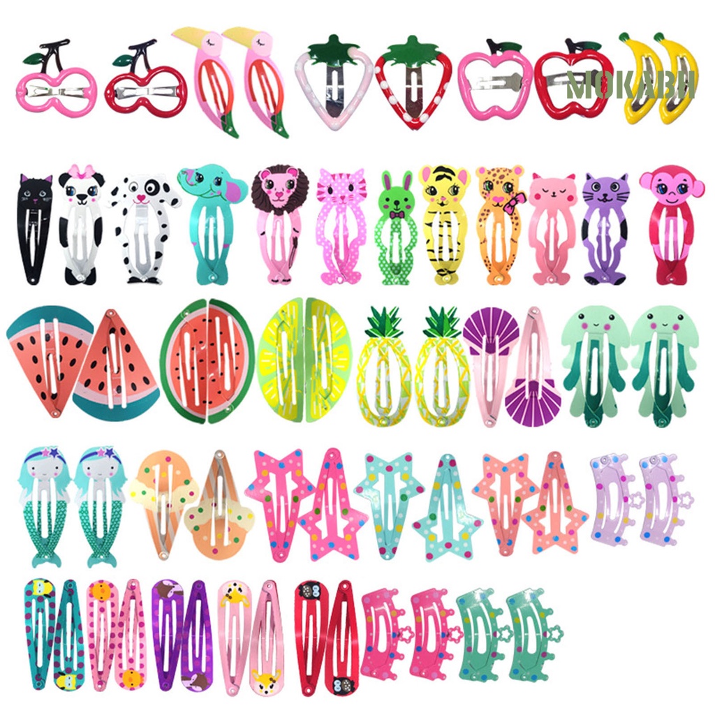 60 Kẹp Tóc Hình Ngôi Sao Năm Cánh Màu Sắc Tươi Sáng Phù Hợp Cho Lễ Hội