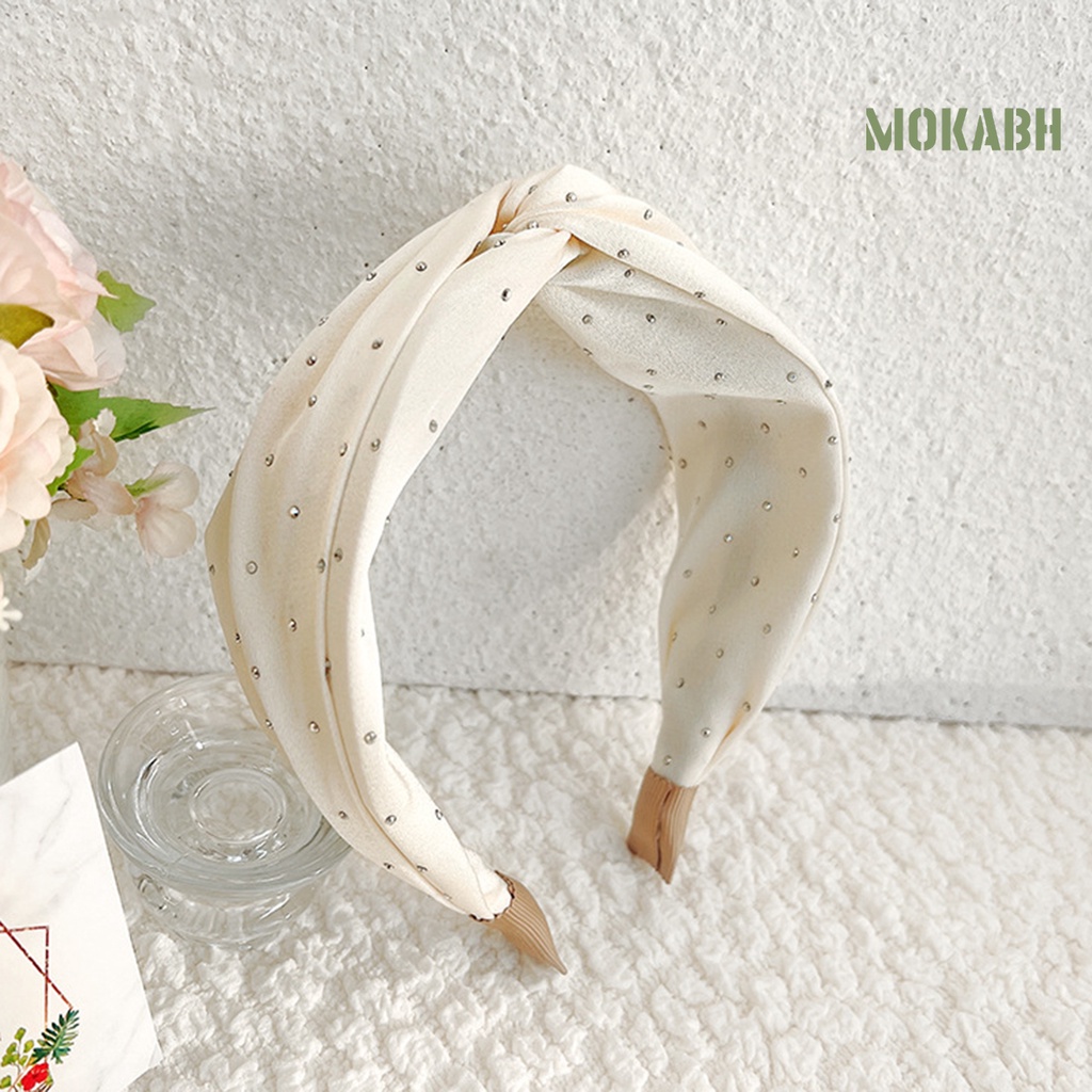 Băng Đô Cài Tóc Đính Đá Màu Sắc Thời Trang Dành Cho Nữ