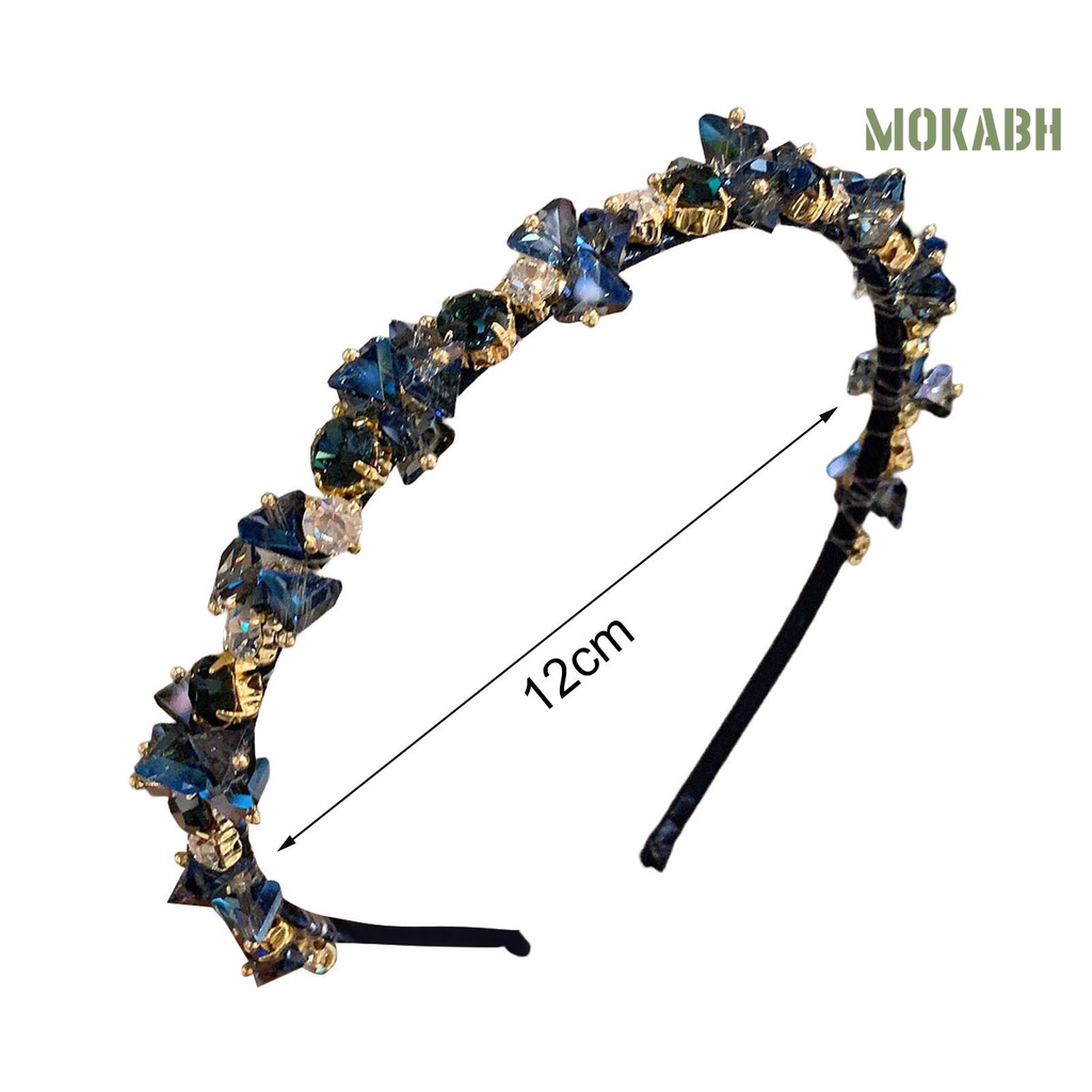 Cài Tóc Đính Pha Lê Giả Nhiều Màu Sắc Lấp Lánh Chống Trượt Có Thể Tái Sử Dụng