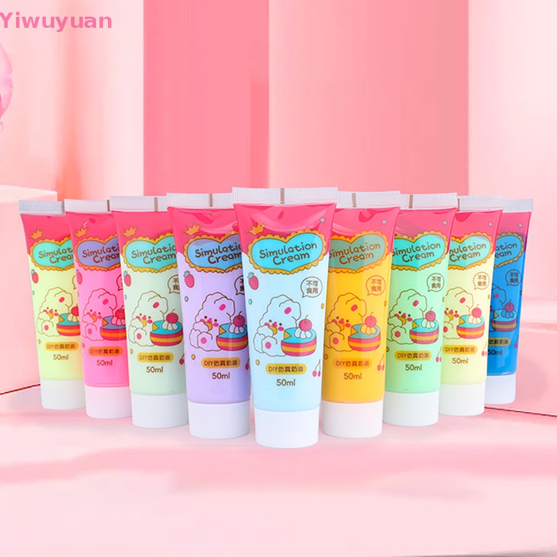 Keo Dán Trang Trí Tóc / Điện Thoại Hình Cây Kem 50ml DIY Mới