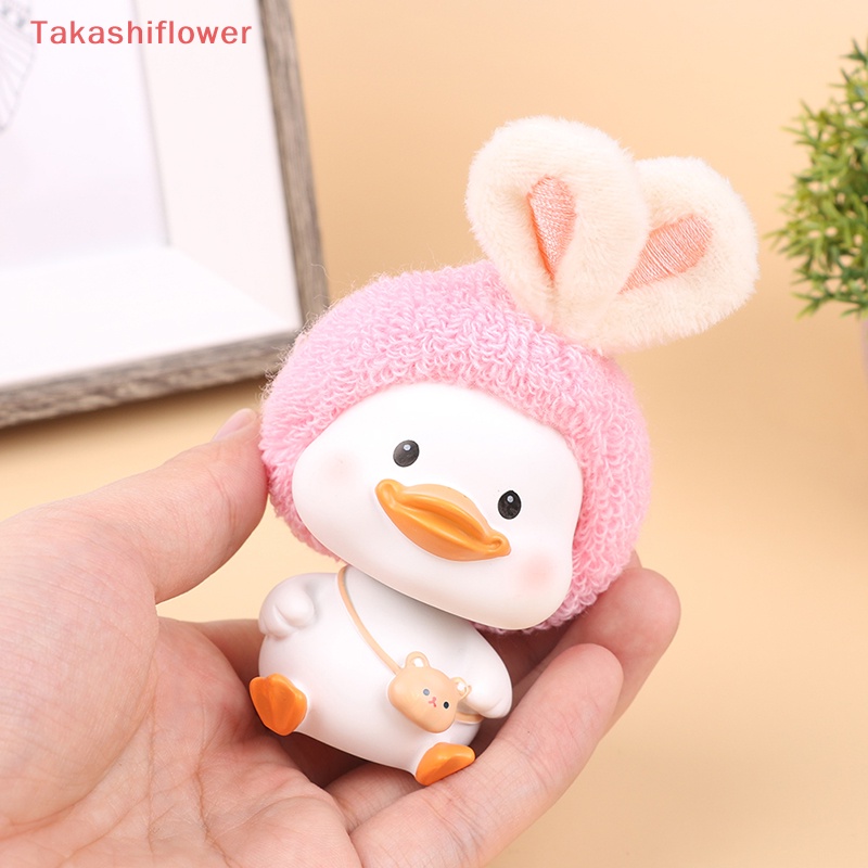 Mô Hình Chú Vịt Lắc Đầu Bằng Nhựa Resin Dễ Thương Dùng Trang Trí Xe Hơi