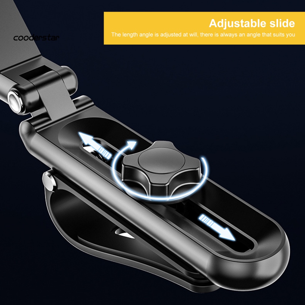 Giá Đỡ Điện Thoại Gắn Tấm Che Nắng Xe Hơi Tiện Dụng