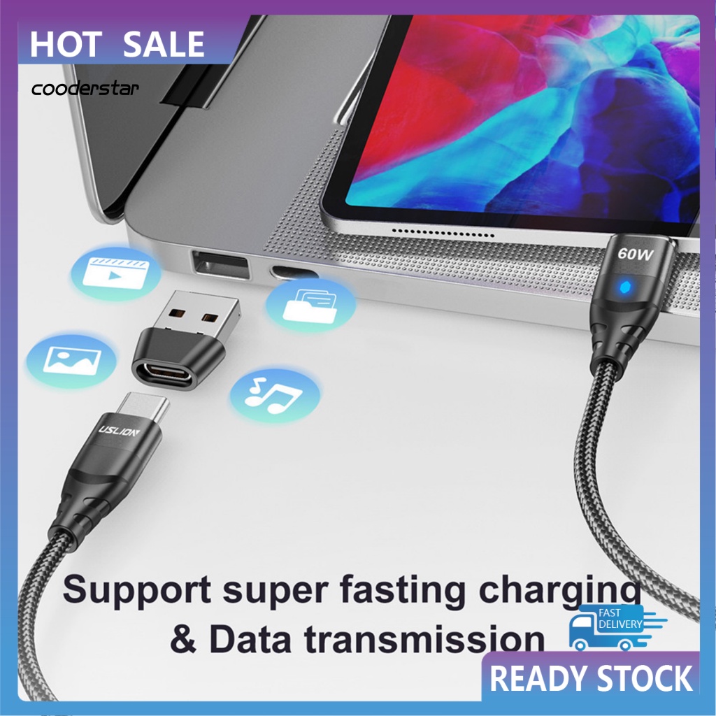 Dây Cáp Chuyển Đổi USB OTG Đực Sang Type C Chống Nhiễu Cho Điện Thoại Di Động