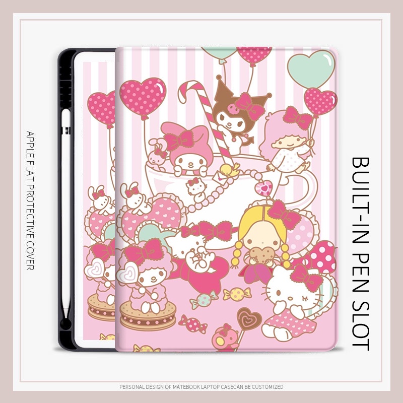 Hoạt Hình Ốp Máy Tính Bảng Hình Sanrio Cho iPad gen 5 6 gen 7 8 9 gen10 mini 4 5 6 air 1 2 3 4 5 iPad pro11 2021 2022