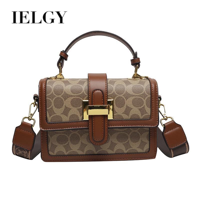 Túi Đeo Chéo Hình Vuông Cỡ Nhỏ Màu Sắc retro Thời Trang Cho Nữ