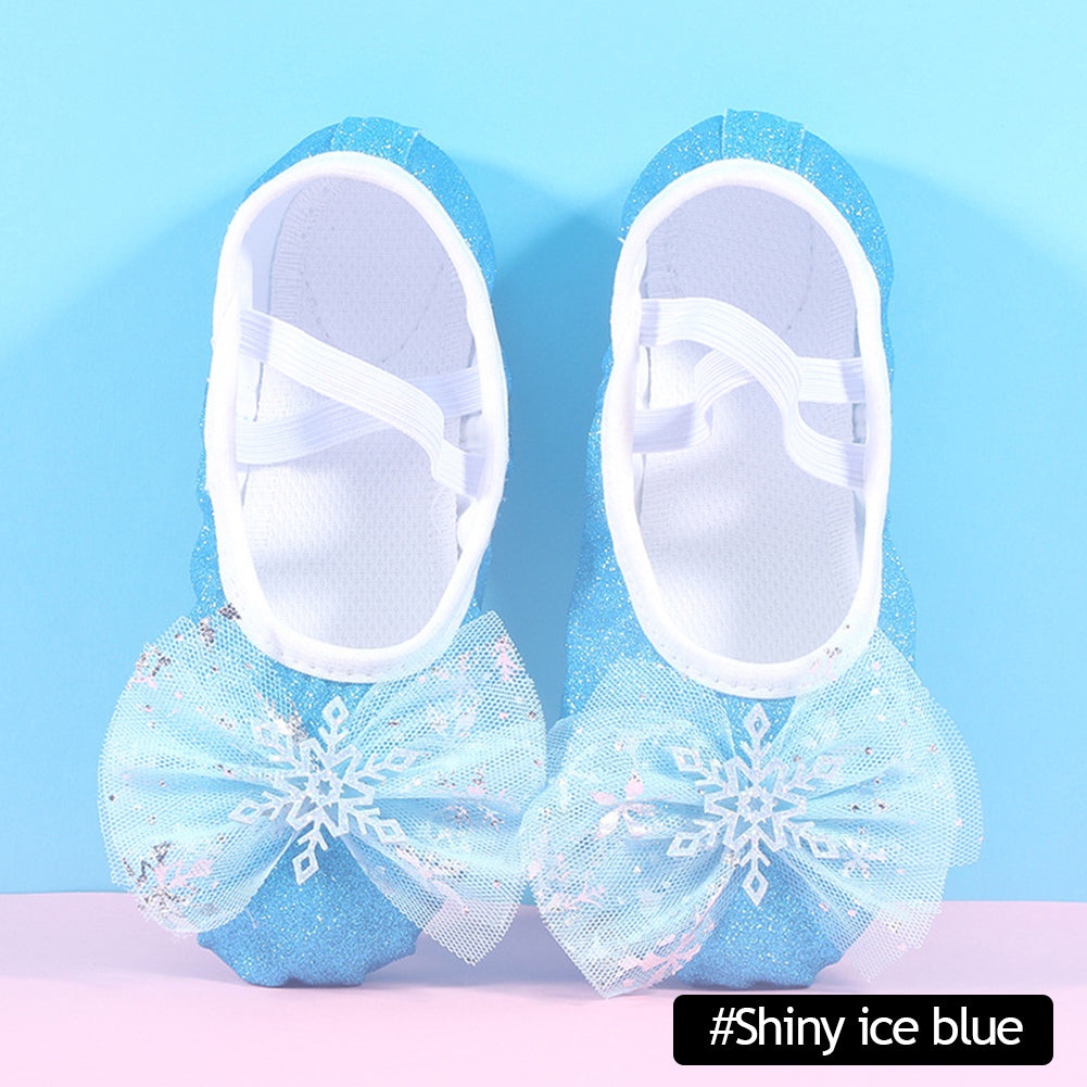 Giày Múa Ba Lê Đế Mềm Đính Nơ Xinh Xắn Cho Nữ