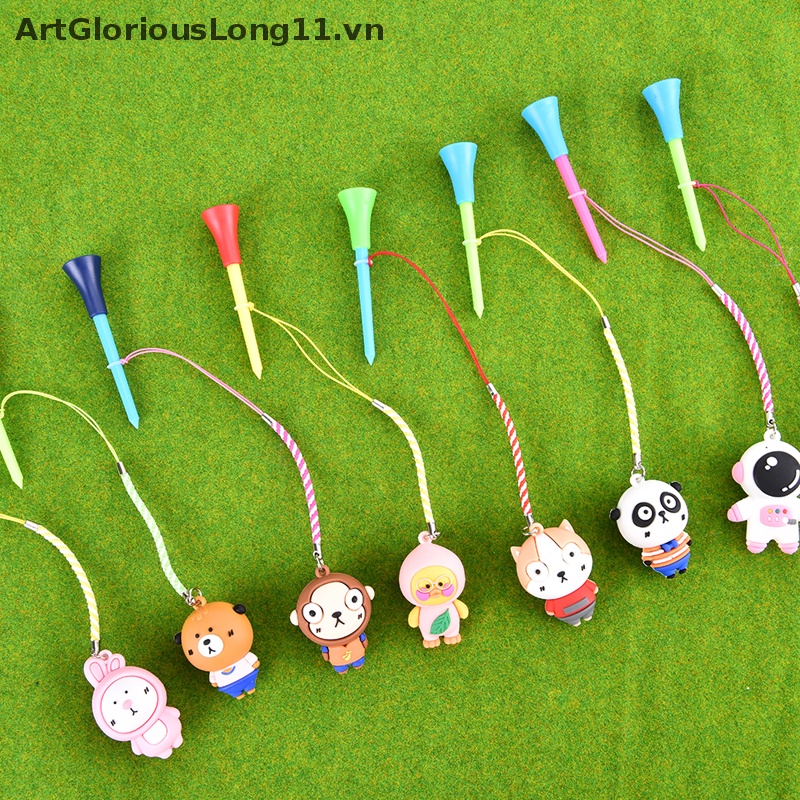 1 Chiếc Tee Cao Su Gắn Bóng Golf Chống Mất Họa Tiết Hoạt Hình