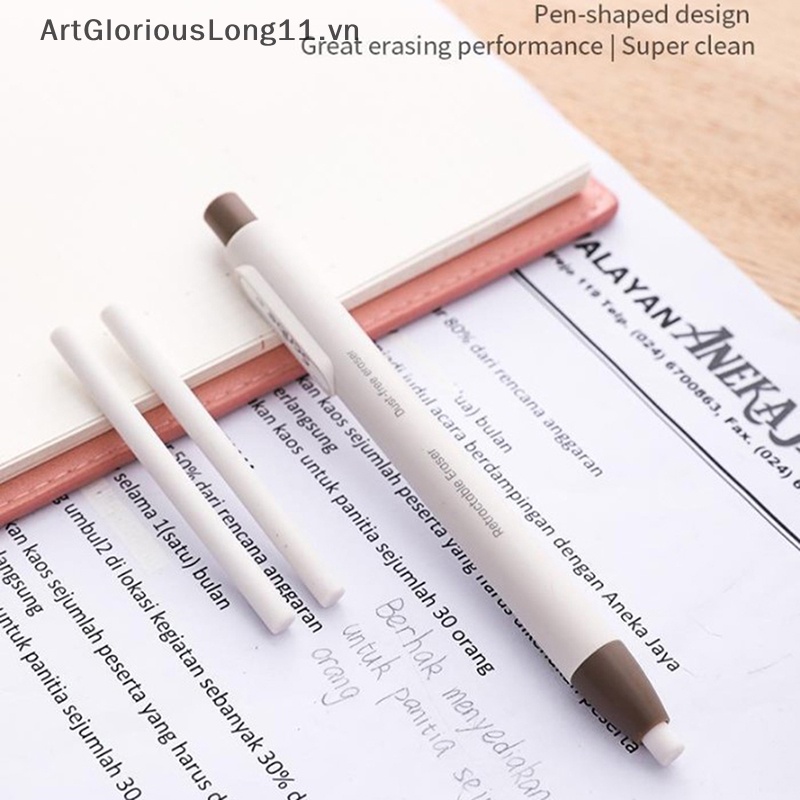 Artgloriouslong Cục Tẩy Kiểu Nhấn Sáng Tạo Thay Thế Lõi Có Thể Rút Lại Và Tẩy Nghệ Thuật