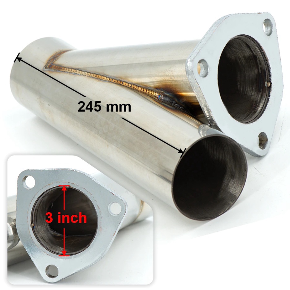 Van Pô Điện ON / OFF New 2.5 inch 63mm Exhaust Pipe