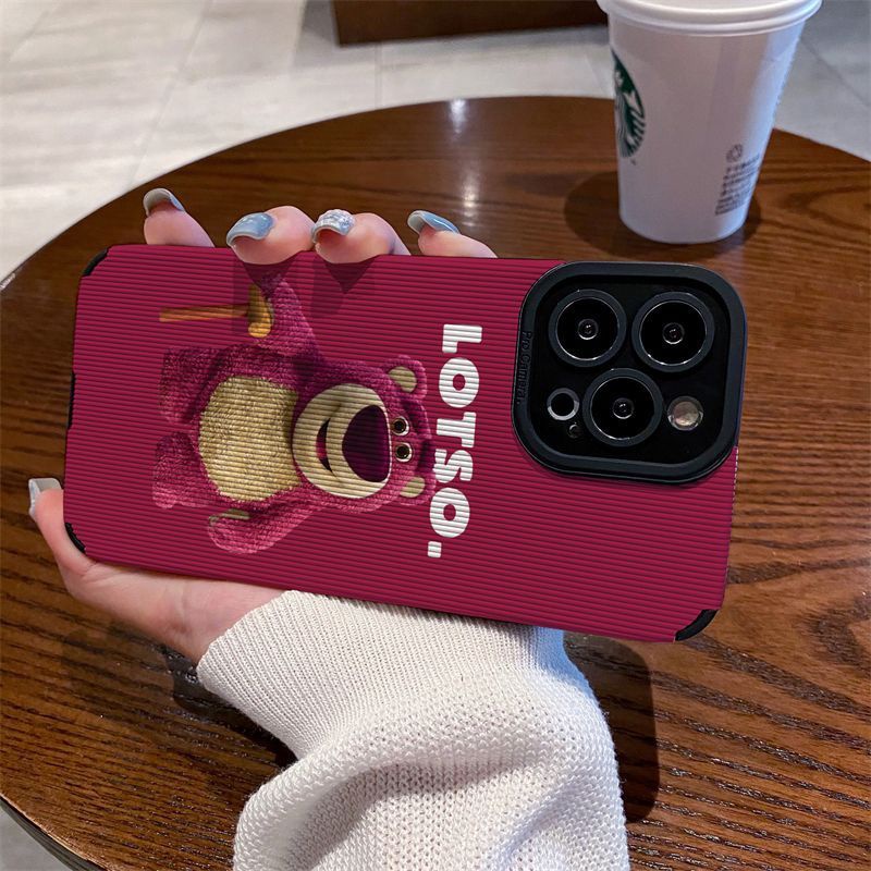 Ốp Điện Thoại In Hình Gấu Cho iPhone 7 / 8 7plus 11 12 12Pro 11Promax 14 13 8plus 6s 6splus 14plus xr xs max 11Promax