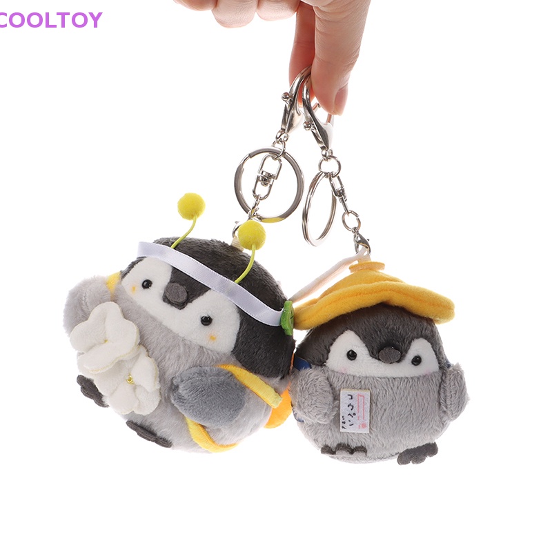 Móc Khóa Hình Chim Cánh Cụt Nhồi Bông Dễ Thương