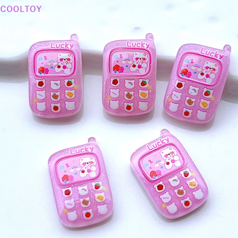 Cooltoy Set 10 Mô Hình Điện Thoại Mini Trang Trí Nhà Búp Bê